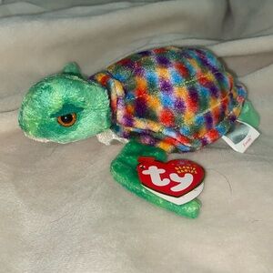 TY Beanie Baby Zoom Rainbow Turtle Errors